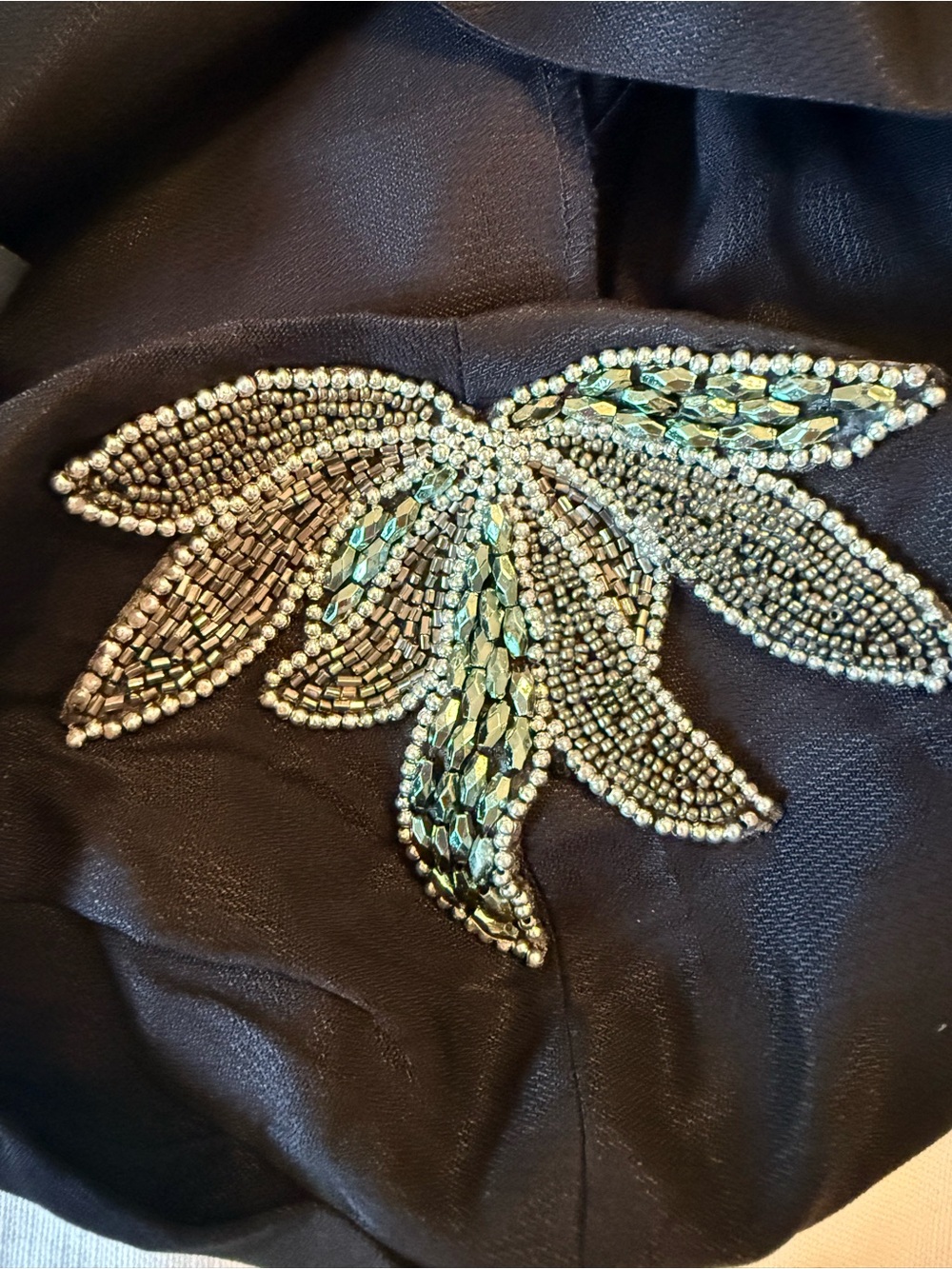 Basque Beaded Shoulder Top - Picture 5 of 6